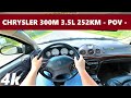 Chrysler 300M (2005) 3.5 V6 252KM Automatic POV DRIVE Test & Acceleration | „Sofa” from USA | 4K #35