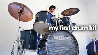 I played my FIRST DRUM KIT again after 9 YEARS!