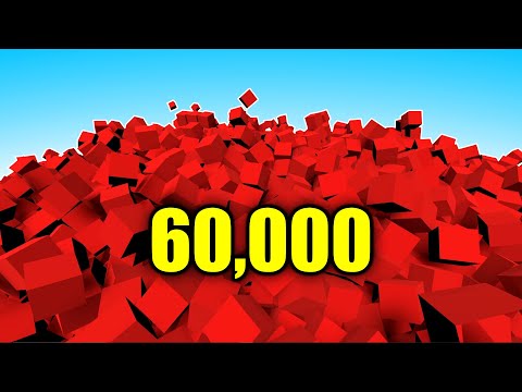 Breaking My PC With 60,000 Cubes!