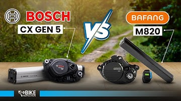 Bosch Performance Line CX Gen 5 vs Bafang M820 - A Hard-Fought Draw??