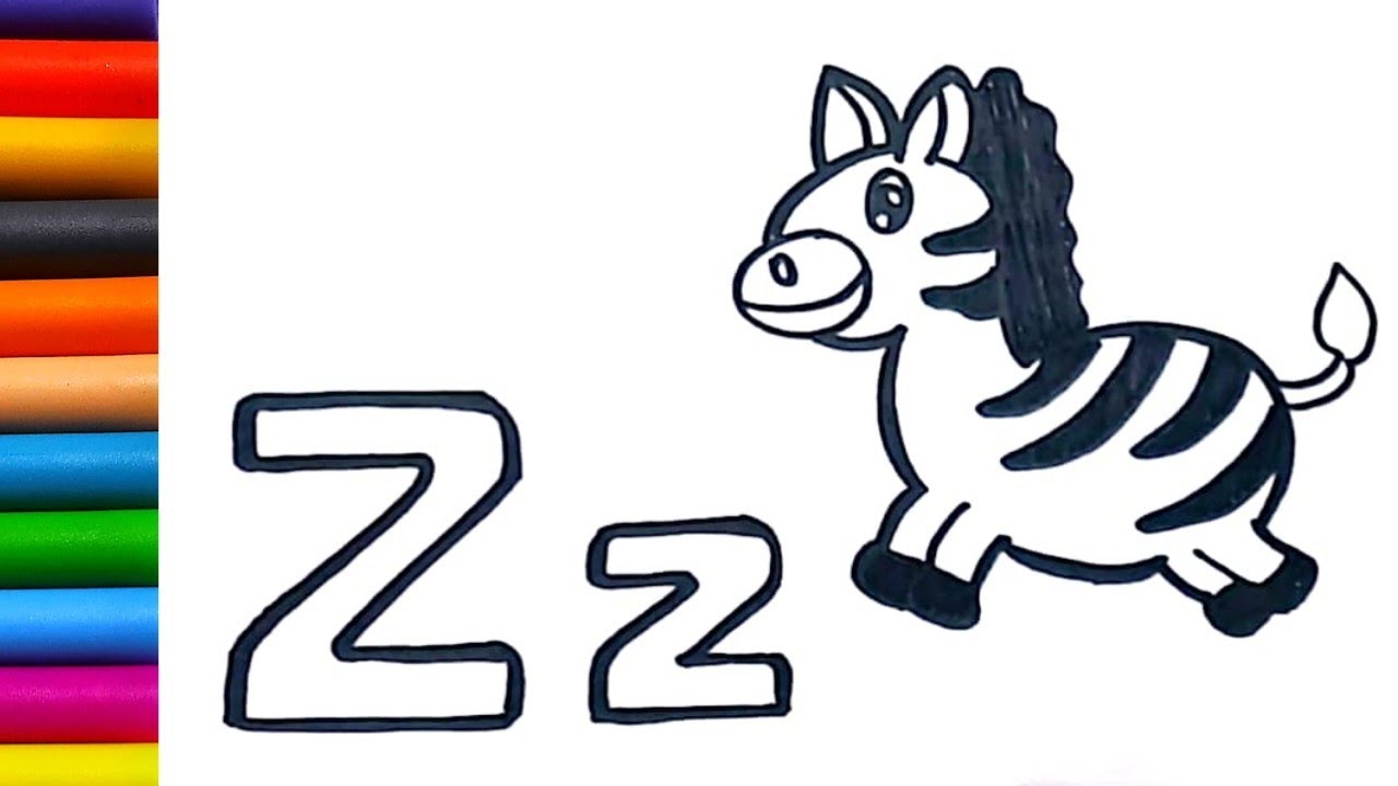 Belajar mengenal huruf abcd z-zebra untuk anak tk #magicfingers # ...