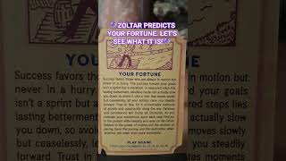 Zoltar Predicts Your Fortune Today! #zoltar #bigmovie #fortune #fortunetelling