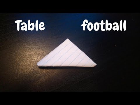 Video: How To Make Table Football