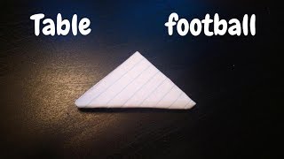 How to Make a Paper Table Football | Flick Football | Origami Step by Step Tutorial image