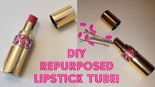 DIY Repurposed Lipstick Tube! | Quick + Simple