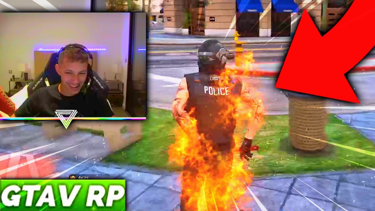 Walid Rp WALID PREND FEU, IRIS EST ENCEINTE ?! (best of gta rp) - YouTube