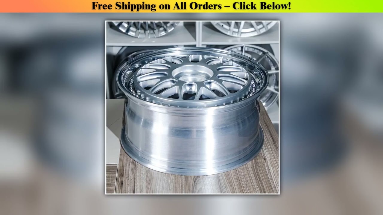 Passenger Car Wheel in Aluminum Alloy with Matte Polished Face+Polished Dual Step