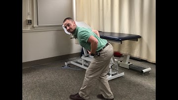 Dynamic Hamstring stretch and strengthening exercise: The walking hamstring stretch.