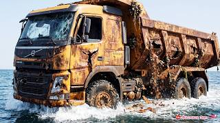 Celebrity 10 Years Underwater! Abandoned Volvo FH 900 Dump Truck Pulled from the Deep Sea Net Worth