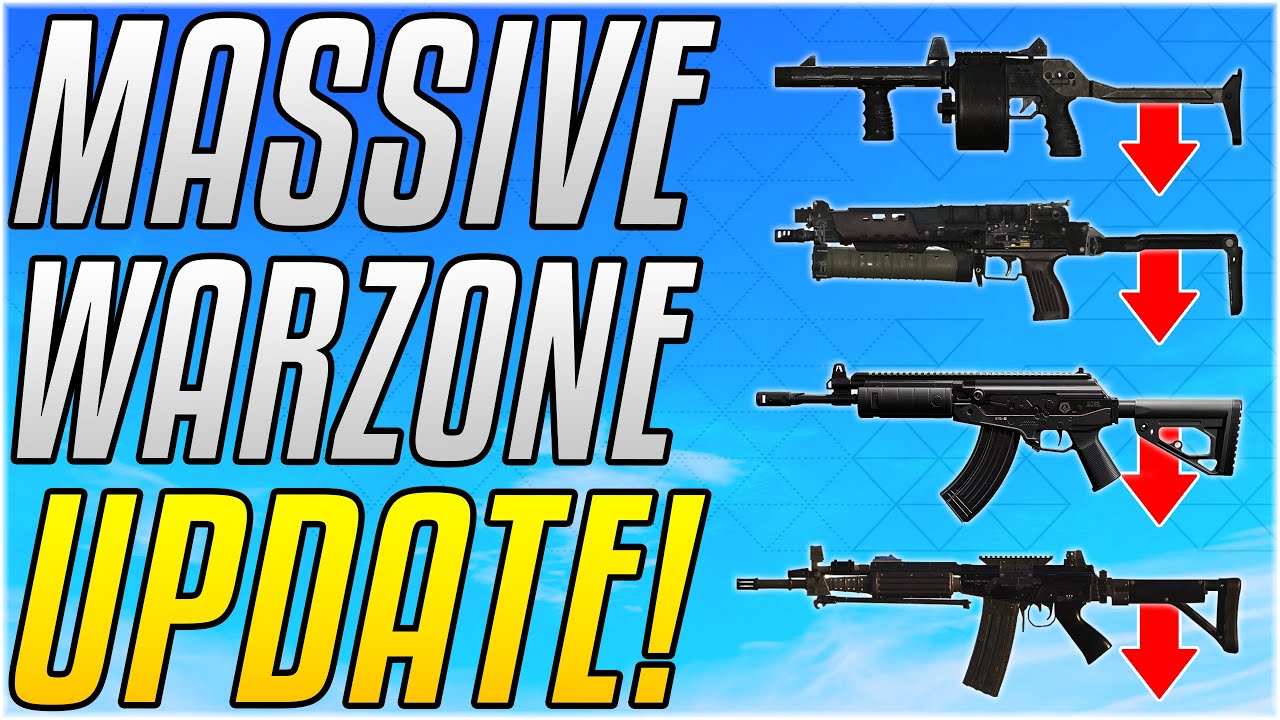 NEW PATCH NOTES ARE HERE!! Major Nerfs To The Current Meta!! [Cold War Warzone]