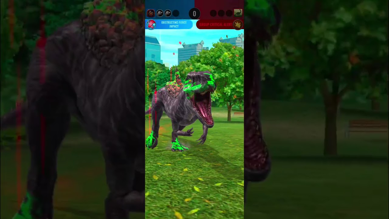 Fierce Giganyx Critical Hit in Jurassic World Alive