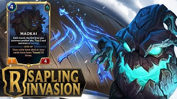 Iceborn Sapling Invasion - Maokai & Viego Deck - Legends of Runeterra Magic Misadventures Gameplay