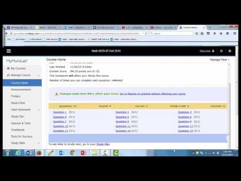 Math 0070 Proper Formatting of Radicals in MyMathLab