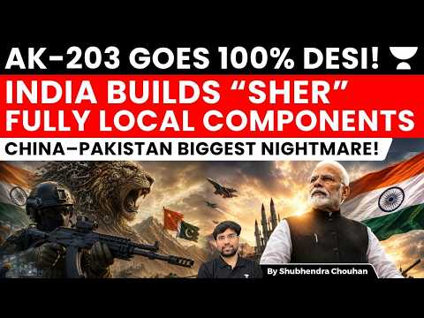 AK-203 Goes 100% Desi! India’s Indigenous Rifle Power Shakes China-Pakistan Defence Plans!