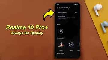 Realme 10 Pro Plus Always On Display l How to Enable Always on Display (AOD) in Realme 10