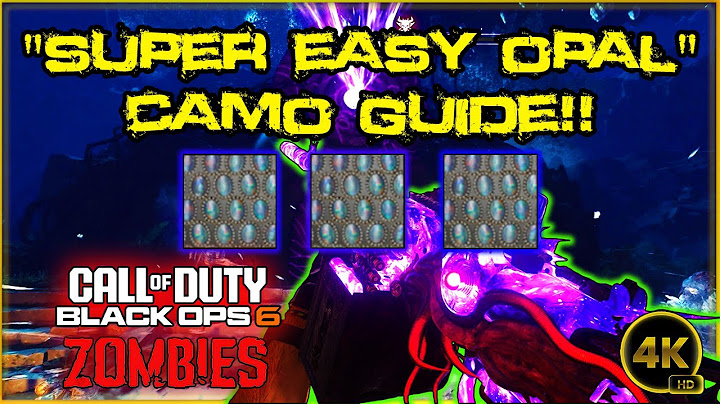 BO6 ZOMBIES UPDATED "EASY OPAL CAMO STRATEGY!!" #bo6zombies #bo6 #4k
