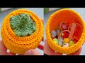 Crochet Tutorial | Persimmon Wishing Storage Box Yarn