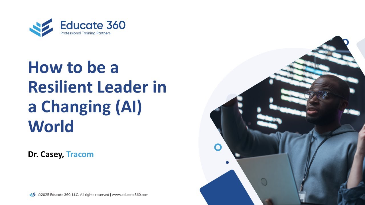 How to be a Resilient Leader in a Changing AI World - YouTube