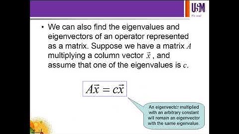 Chapter 5.6 : Matrix formulation of linear operators