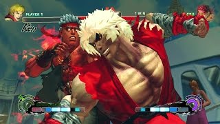 Violent Ken vs Evil Ryu USFIV Hardest Difficulty