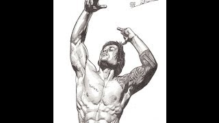 Zyzz - A Fan Request - A dredfunn original - Time Lapse Art - photorealistic drawing