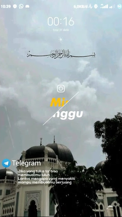 Snap Wa Hari Minggu | Instastory Sholawat