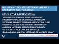 Joint House and Senate VSO Hearing March 3rd