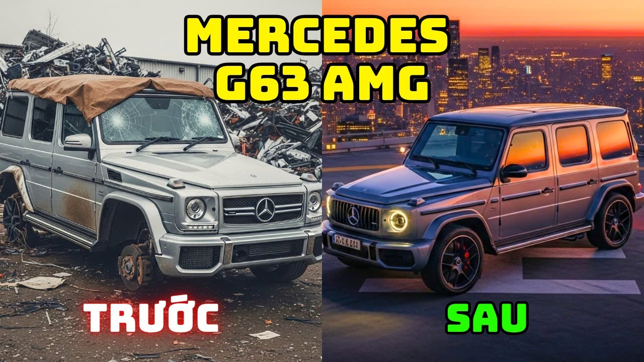 Mercedes G63: Hồi Sinh "Ông Vua Địa Hình" 2.6 Tấn Phần 1 | Phục Chế Siêu Xe