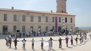 Cérémonie de déploiement du Patchwork des Noms