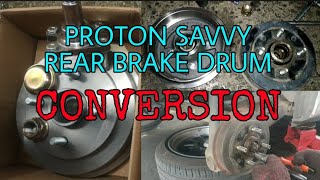 Wheel bearing tahan lama | Rear brake drum conversion