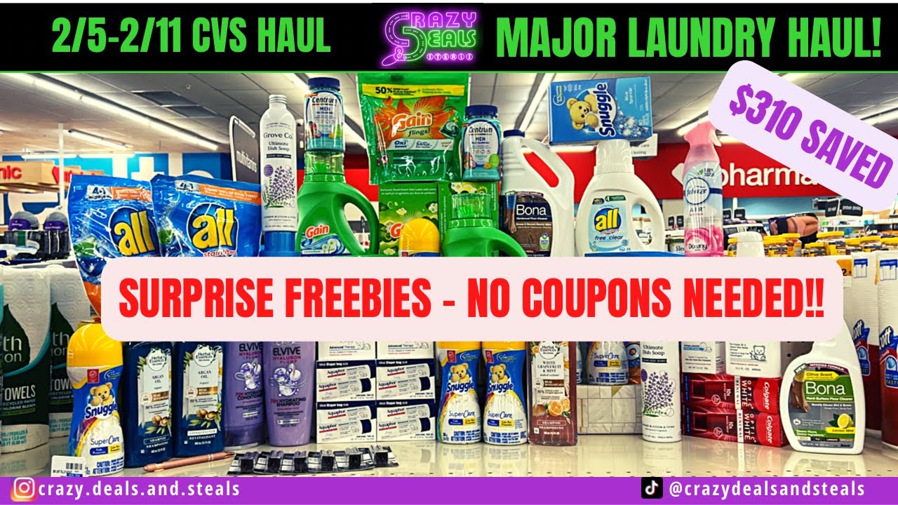 🔥2/5 CVS HAUL =310 SAVED {SURPRISE FREEBIES}🔥NEW GLITCH DEALS🔥{2/5 CVS