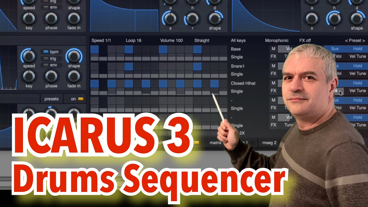 🔥🔥Tone2 Icarus 3 VST for PC, MAC Tutorial 3 Intro to Drums Step