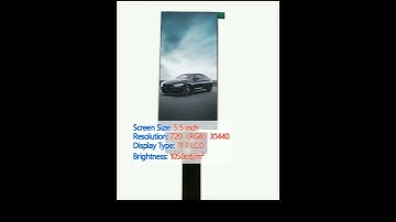 5.5 Inch SPI TFT Touch Screen Module IPS LCD Display 720x1440 High Definition