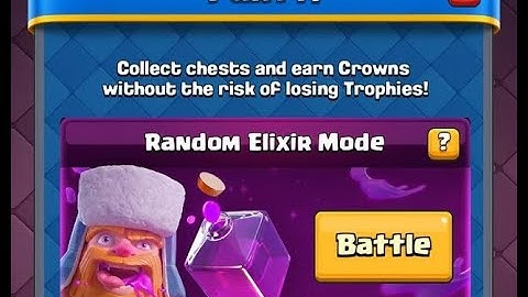 Random Elixir Mode - Clash Royale Best Deck
