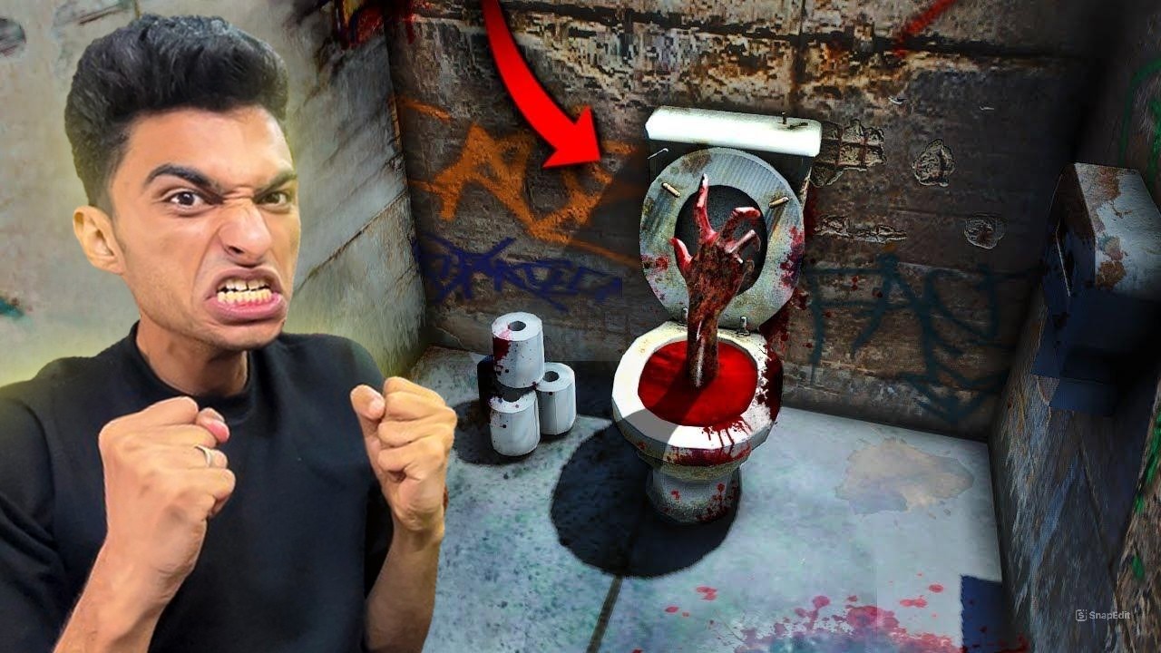 تخيل نفسك تدخل الحمام وتيجي تخرج منو تلاقي الباب مابيفتحش ( كابوس اتحقق) | Death Flush !! 🚽😭