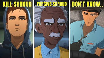 DISPATCH - Uncle Chase Reaction to all Shroud Dialogue Choices