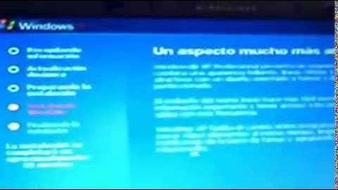 Tutorial para formatear e instalar windows xp
