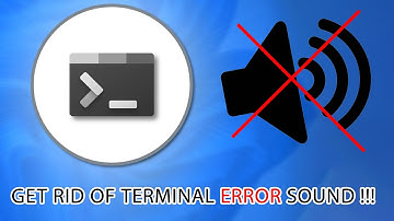 Get rid of terminal error sound in windows