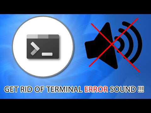 Get rid of terminal error sound in windows