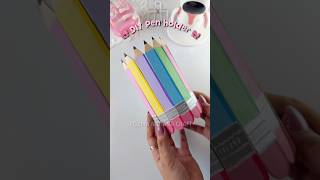 Information DIY Pencil/pen holder🎀✏️ #diy #penholder #artandcraft #youtubeshorts #shorts #goviral #papercraft r News