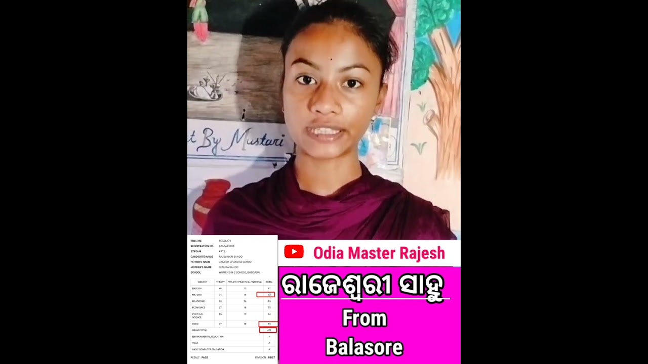ରାଜେଶ୍ବରୀଙ୍କ ସପଳତା ଶ୍ରେୟ
