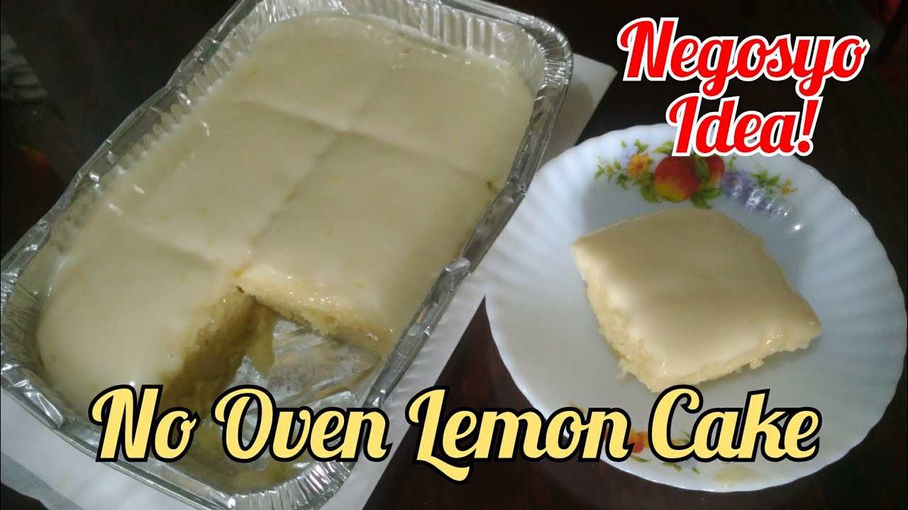 LEMON CAKE WITH CONDENSED MILK FROSTING YouTube