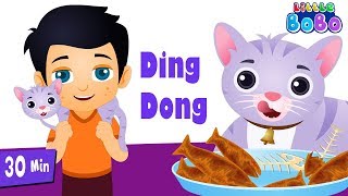 ding dong bell nursery rhyme little bobo flickbox kids popular songs compilation