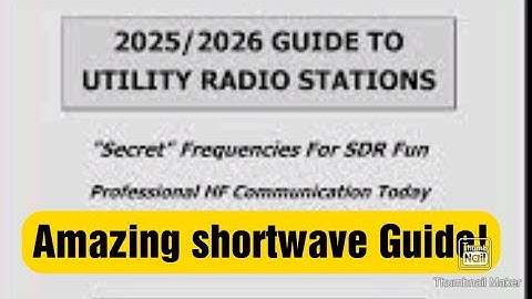 Interesting Broadcast and utility listening guides