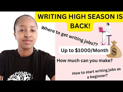 Up To $1000/Month. Where And How To Make Money Writing This Season!