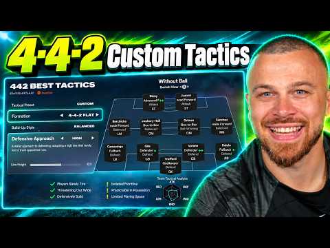 FC 27 Best 4-4-2 Custom Tactics & Player Roles – Most META Formation RIGHT NOW!
