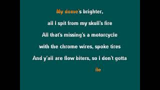 Eminem  -  Book Of Rhymes  (wobgv) clay wood karaoke