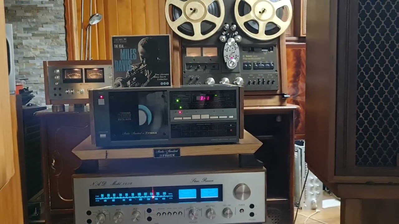 Reciver NAD 160a & speakers pioneer cs 911a & cd fisher m700