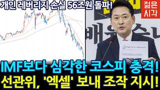 [🔴LIVE] 개딸들도 이재명 탄핵 꺼냈다! IMF 보다 심각한 충격의 경제대참사! 개인 손실만 56조원!