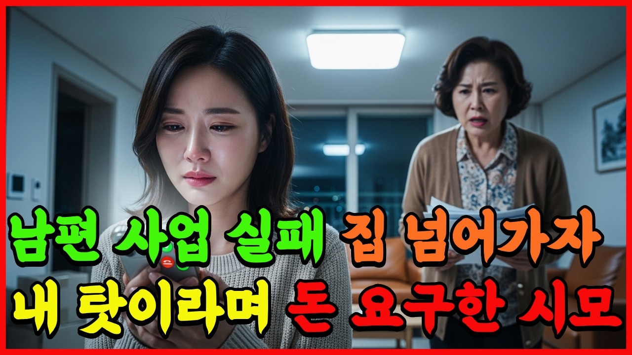 “남편 집 압류… 시어머니가 내 친정 돈을 요구했다!” | 신청사연 | 감동사연 | 사연라디오 | 오디오북